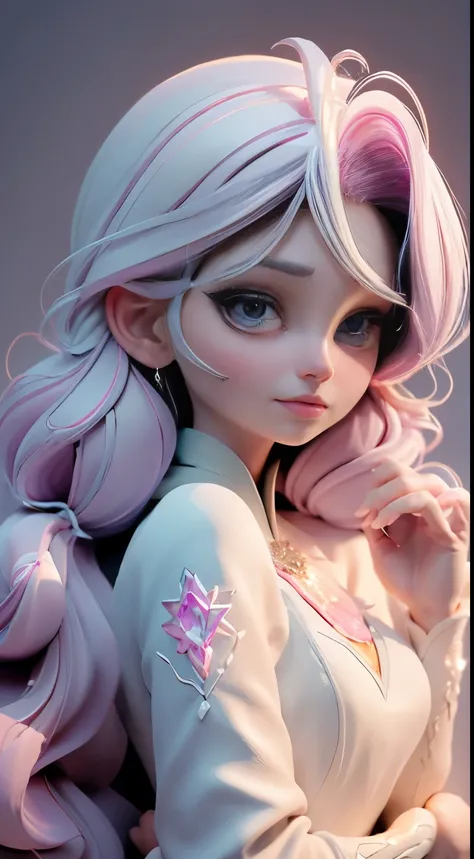 (elsa Frozen-rose quartz SU mixing models .) (ultra FUSION) Highly detailed CG unity 8k wallpaper, style shot, Complex, high detail, dramatic, Highest quality film still image, Very detailed, Masterpiece, Best Quality, character design, Elsa, Elsa From Fro...