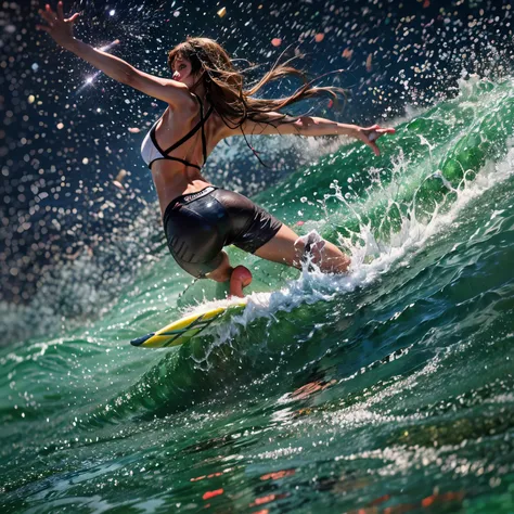 (zoomedout:1.28, wide-shot) zoomlayer (epic photo of surfer magazine:1.37). (full of water, everything wetted:1.4) wethair (extr...