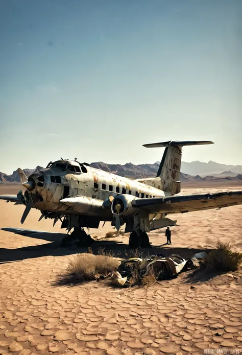 plane desert post apocalyptic