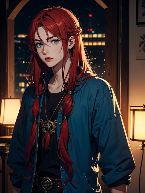 Mehr anime. Red Lipstick. With mohnblume. More anime. 2d. Glow. Red hair. More anime. male. Long hair. long red hair. boy, vikings. red hair. blue eyes. 火. 