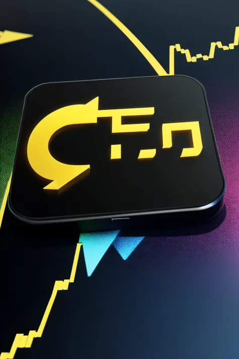 Cryptocurrency Music Trading Minimaist Icon Design