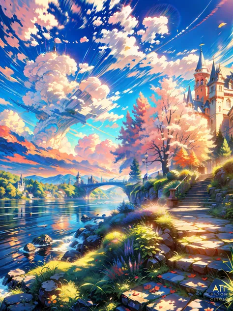 Waterside castle painting, Scott Naismith, Alena Aenami and lilia alvarado, anato finnstark and Alena Aenami, Colorful oil painting, Colorful landscape painting, Andrey Esionov, artistic. Alena Aenami, Victor Surbeck, Impressionist paintings, art of Alena ...