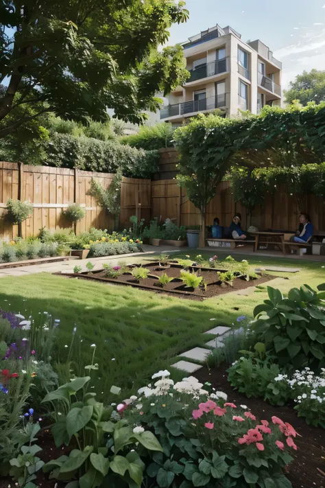 A beautiful idea related to nature could be creating a community garden where people can come together to grow a variety of plants, flowers, and vegetables. This garden could serve as a peaceful oasis in the midst of a bustling city, providing a space for ...