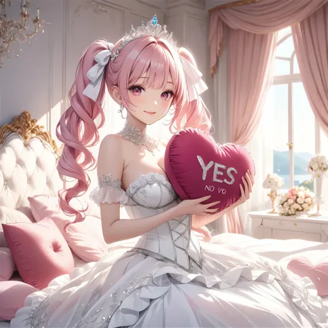 (8K, masutepiece, Best Quality, Official art, beautiful detailed, beautiful lighting, best masterpiece in history that exceeds limits:1.2), (16 years old), (beautiful detailed face), (shiny white skin), (Beautiful big bust, cleavage:1.2), (beautiful detail...