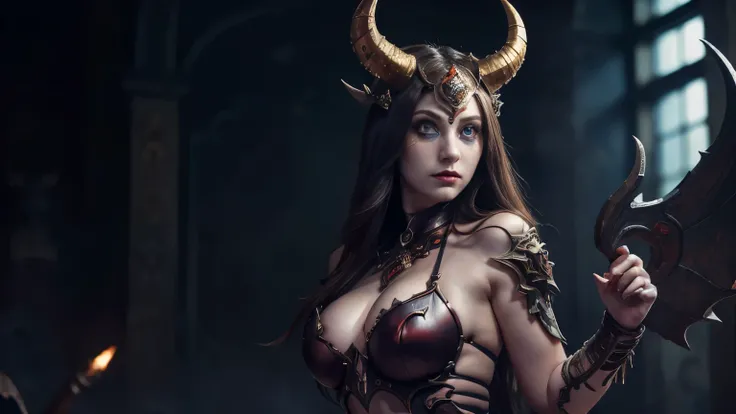 DOTA2, queen of pain, deamon horned head, hell, full body, break (masterpiece:1.2), highest quality, High resolution, unity 8k wallpaper, (shape:0.8), (beautiful and detailed eyes:1.6), highly detailed face, perfect lighting, Very detailed CG, (perfect han...