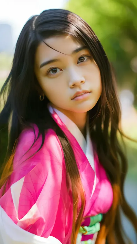 Cute Japanese woman, (16 years old), (Very cute face: 1.3), White moist skin, Looking at the camera, Melancholy expression,
BREAK,
Idol,
BREAK,
(Wearing cute kimono: 1.3), (Highly revealing kimono), Very large earrings, Short length,
BREAK,
(Fighting pose:...