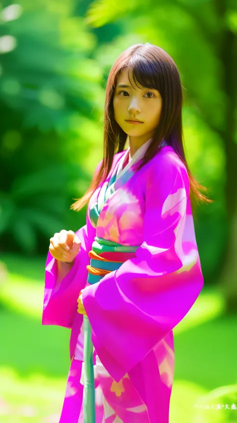 Cute Japanese woman, (16 years old), (Very cute face: 1.3), White moist skin, Looking at the camera, Melancholy expression,
BREAK,
Idol,
BREAK,
(Wearing cute kimono: 1.3), (Highly revealing kimono), Very large earrings, Short length,
BREAK,
(Fighting pose:...