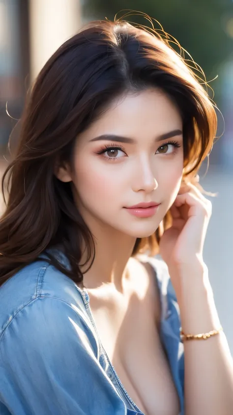 score9_up, score8_up, wide field of view, centered,  seductive, gorgeous young modern fashionable girl with expressive eyes, elegant, cute, blushing, confident,  highly detailed, 4 k, hdr, sharp focus, high resolution, excellent composition, cinematic atmo...