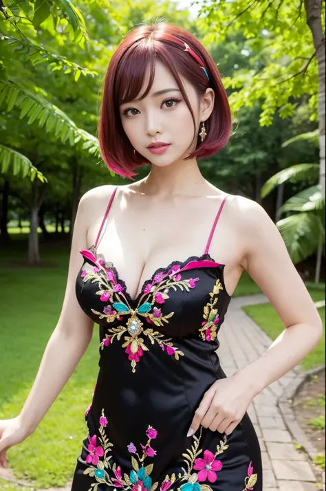 (masterpiece:1.4), (best quality:1.4), ultra high res, ultra high resolution, ((detailed facial features)), HDR, (realistic, photorealistic, photo-realistic:1.37), full body Esbian, sexy Vietnamese model, (-anime), vivid colors, ((vivid colors multicolor (...