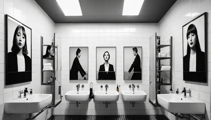 art of synchronism in the bathroom