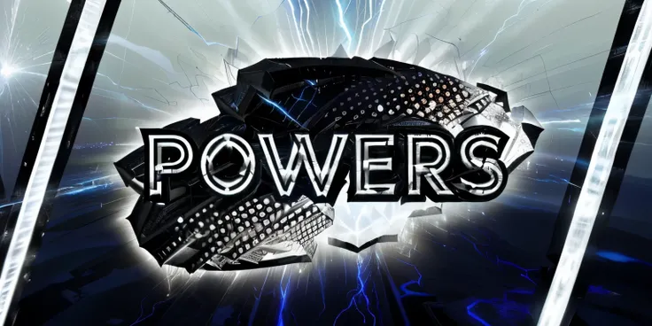 a close up of a black and white picture of a power logo, powers, power, superpowers, super powers, powering up. hyperdetailed, powerful, lowres, rivers, electricity superpowers, power implants, powerfull, inspired by Harriet Powers, powering up, with ice p...