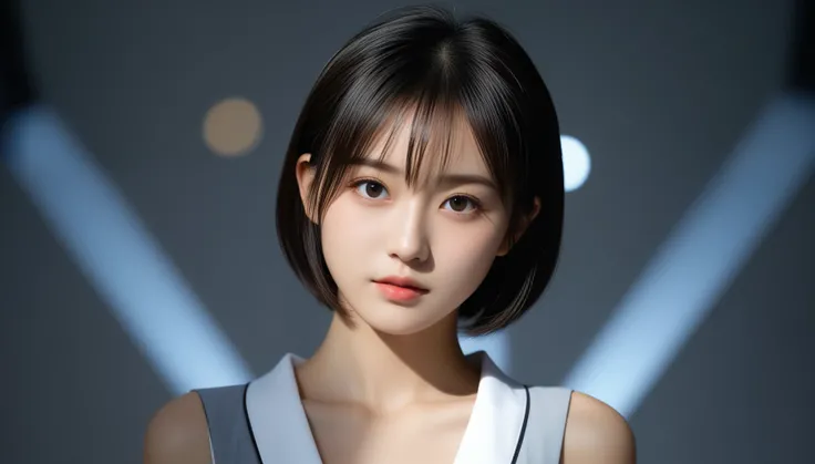 8k, Ultra-high resolution, Highest quality, masterpiece, 三分割法によるphotograph,Surreal, photograph, 1 Girl, (16 years old:1.3), pretty girl, Cute Face, Beautiful eyes in every detail, 細かくdetailedに,masterpiece,One Girl:1.2, Japan Female Announcer,extream close ...