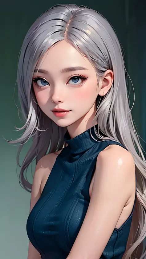 blush a little and smile, (Top quality masterpiece:1.2) Delicate illustrations, Very detailed, /Beautiful Japanese Women、1 person,Very cute and slim、Great style 、((8K images、super high quality))、Very delicate face, Skin and Hair、beautifule forehead、Red lip...