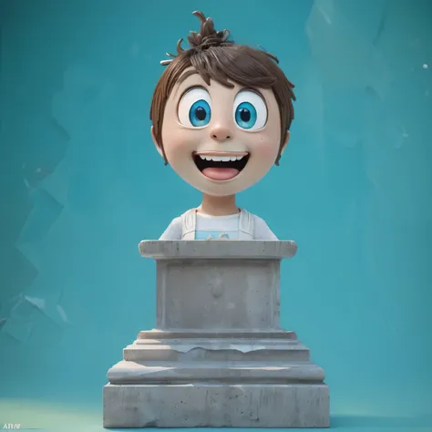 statue smooth concrete stone texture statue smooth concrete stone texture statue smooth concrete stone texture statue smooth concrete stone texture This is a monument depicting Joy from the animated movie "Inside Out." The statue, set on a classical pedest...