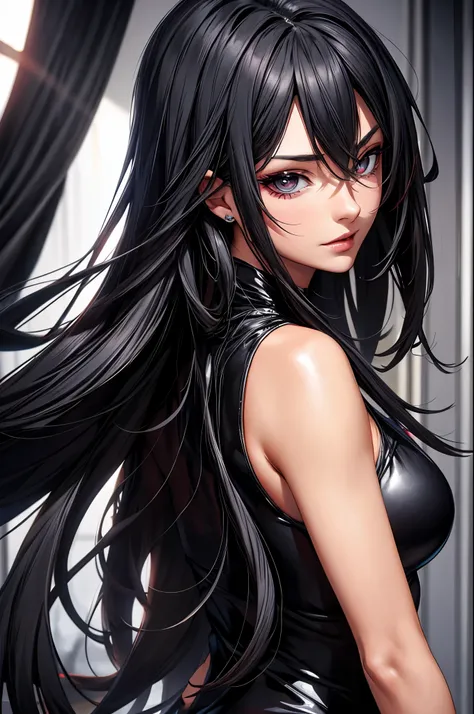 Adult Akame, CG 8k ultra-realista, hot woman, seductive eyes, make-up