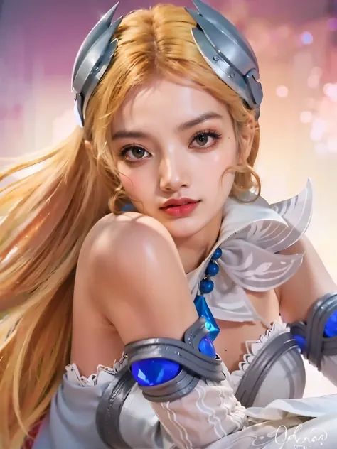 close up of a girl or woman (K-Pop idol), detailed hair , big booobs , shadowbringers cinematic, 4 k detail fantasy, a beautiful fantasy empress, game cg, xianxia fantasy, xianxia hero, 2. 5 d cgi anime fantasy artwork, cinematic goddess close shot, ruan ...