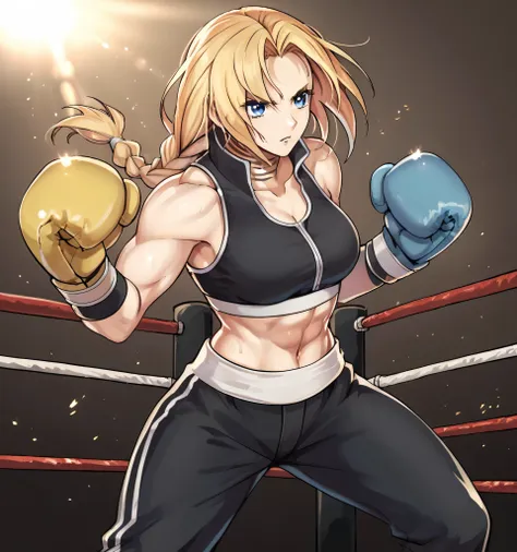 score_9, score_8_up, score_7_up, score_6_up, detailed background, break
 koasmirage, 1girl, long hair, sports bra,long black pan...