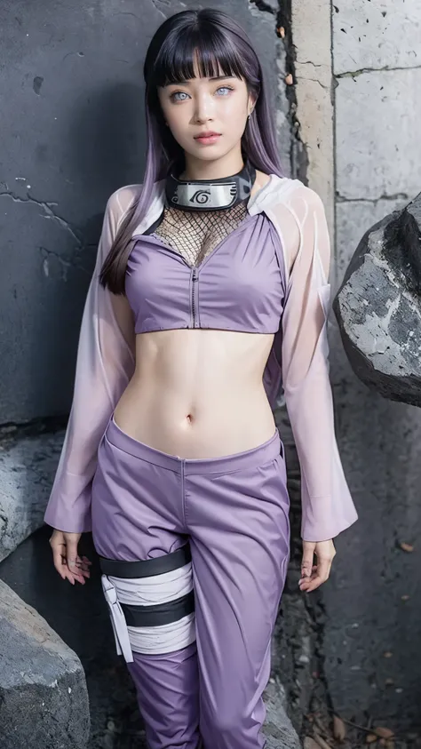 Moisturized skin, (bright gradient eyes), perfect body,
BREAK,
(beautiful navel), (kunoichi), (ninja), (sexy costume: 1.3), (kunai), (black leather), fishnet, (fishnet stockings), (blush: 1.3),
BREAK,
(long silky light purple hair: 1.2), (Hinata Hinata hai...