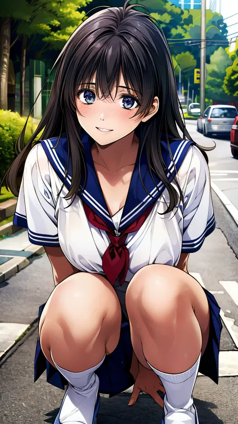 (masterpiece:1.2, top-quality, ultra high res, ultra detailed), (realistic, photorealistic:1.2), beautiful illustration, perfect lighting, natural lighting, colorful, depth of fields, nsfw, vulgality,
beautiful detailed hair, extremely detailed face, beau...
