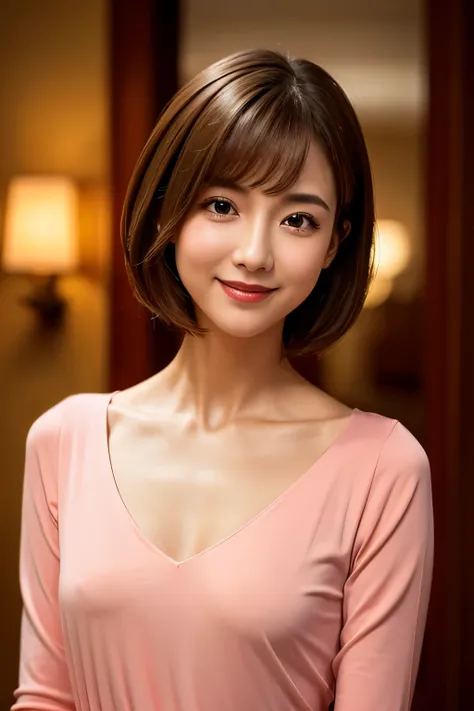 Highest quality. Tabletop, 8k, Best image quality, Award-winning works, One Girl, , Perfect V-neck long knit red sweater, Waist up upper body shot, (Look forward), Red eyeshadow, Perfect Makeup, Long eyelashes, Ultra HD Shining Eyes, Ultra HD Hair, Ultra-h...