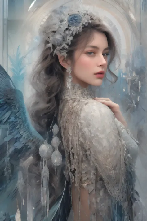 A masterpiece of photorealistic artistry! Dramatic lighting, reminiscent of Rembrandts finest works, illuminates the serene face of a 21-year-old Japanese beauty. Her skin, finely detailed and textured with subtle nuances, radiates a warm glow. A gentle sm...
