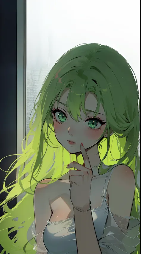 Hyper-realistic super detailed sexy Mitsuri Kanroji, NSFW, Very detailed, sexy facial expressions, Detail of seductive facial expression.: 1.4): 0.4], 16K resolution, 4k-resolution, dynamic  lighting, high-definition resolution, (pose sexy, Attractive posi...