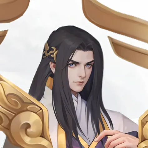 high quality, Ultra-high resolution, Rich colors, (((Solitary))),  Handsome的男法师，Handsome，Cold expression，，high quality, Ultra-high resolution, Rich colors, (((Solitary))), ((Boys)), Handsome的脸，Handsome facial features，Handsome，Black long hair, ((Black Hair...