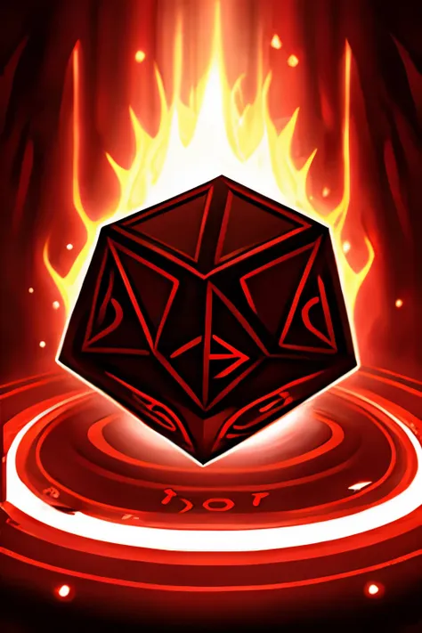 demonic 6-sided dice