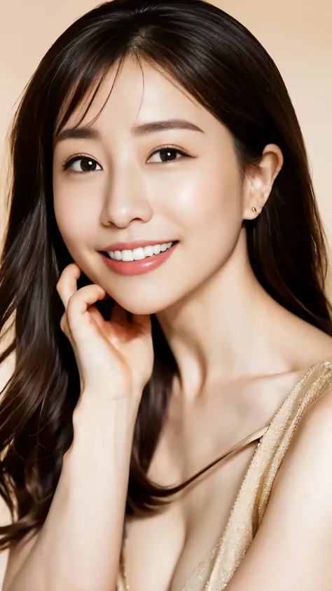 (Cowboy Shot、Highest quality、8k、Award-winning works、Ultra-high resolution)、One beautiful woman、(perfection, Shiny tight dress)、Bright color contacts、perfection Makeup、Bright and shiny lipstick、(Very heavy makeup:1.2)、Beautiful bright eyeshadow、(Big Breasts...