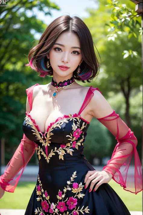 (masterpiece:1.4), (best quality:1.4), ultra high res, ultra high resolution, ((detailed facial features)), HDR, (realistic, photorealistic, photo-realistic:1.37), full body Esbian, sexy Vietnamese model, (-anime), vivid colors, ((vivid colors multicolor (...