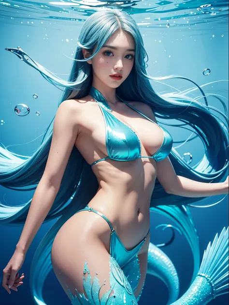 Beautiful female merman