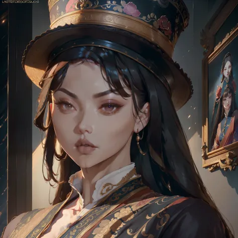 A majestic middle-aged Chinese emperor, wearing a simple brown silk official uniform with a fine dragon texture embroidery, a large face, no beard, and a black hat, (best quality,4k,8k,highres,masterpiece:1.2),ultra-detailed,(realistic,photorealistic,photo...