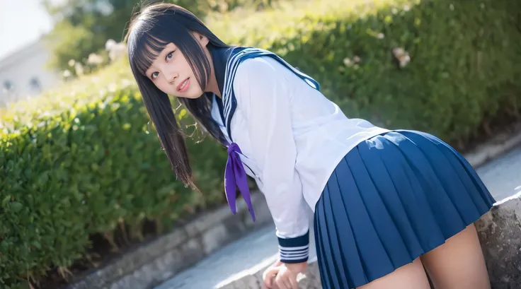 (Best Quality, 8K, 32 k, masutepiece, NFFSW (english):1.2), (Raw foto), (realisitic), (Photorealistic:1.2), (high resolucion), Ultra-detailed, extremely beautiful face & eyes, 1girll, (Lori, 14 year old:1.2), young female, round small face, thin-waist, hu...