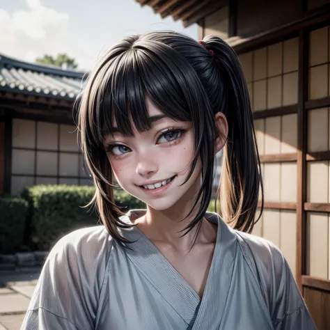 hyper realistic, young japanese girl, ((bad crooked teeth)) , ((yaeba teeth smile )), a young woman, japanese girl, yaeba smile, japanese model, young and cute girl, yaeba teeth smile,crooked teeth