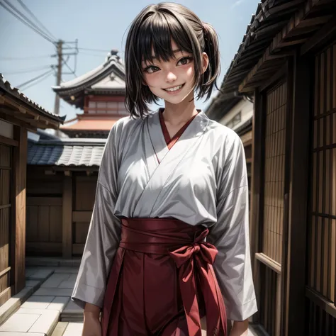 a japanese girl ,  attractive girl, young japanese girl, ((bad crooked teeth)) , ((yaeba teeth  smile )), a  young woman, japane...