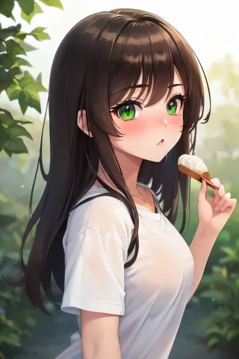 ((masterpiece, Highest quality, High resolution, 超High resolution, Pixel perfect, Written boundary depth, 4K, RTTX 10.0, High resolution))), 1 girl, single, alone, Beautiful Anime Girls, Beautiful art style, Anime characters, ((Shortcuts, bangs, Dark brown...