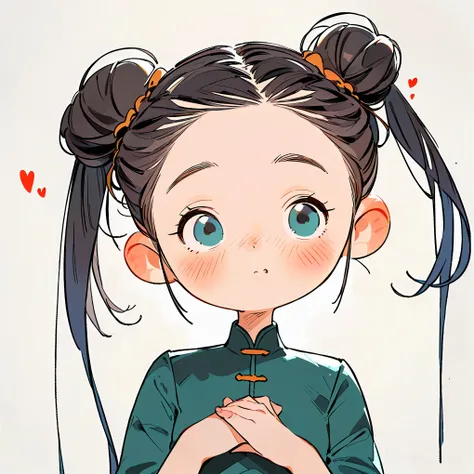 (1 beautiful young woman:1.5, ((alone)) with twin pigtails hairstyle beautiful hair:1.5), modern clothing, animated style, nice ...