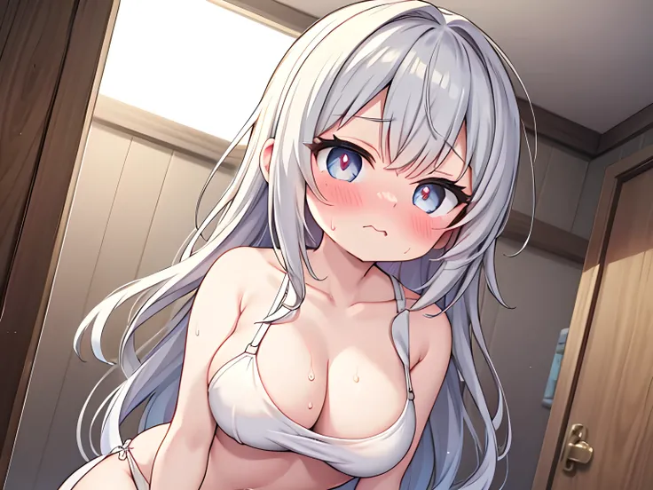 score_9,score_8_up,score_7_up,source_anime,masterpiece,best quality,1girl,(loli:1.3),large breasts,covering with towel,long hair,embarrassed,constricted pupils,blush,wavy mouth,looking at viewer,sweat,steam,fog,open door,room,Cinematic lighting,cinematic s...