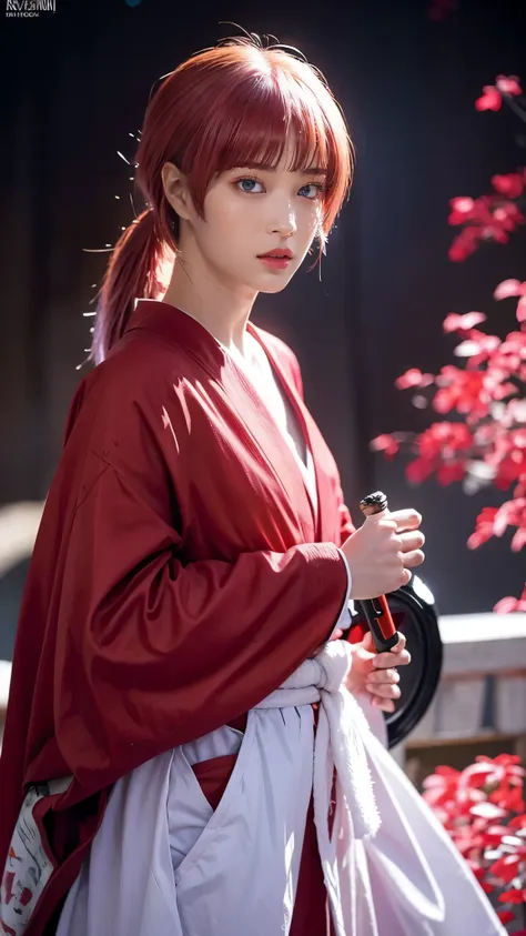 "rurouni kenshin",
moment of enthusiasm, bold,
capturing the essence of her fiery determination and indomitable spirit,she explo...