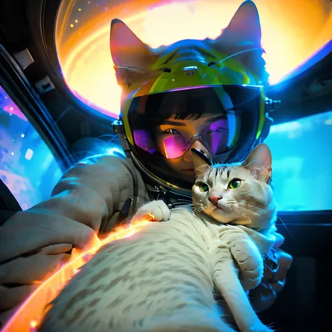 Cat goes to space。