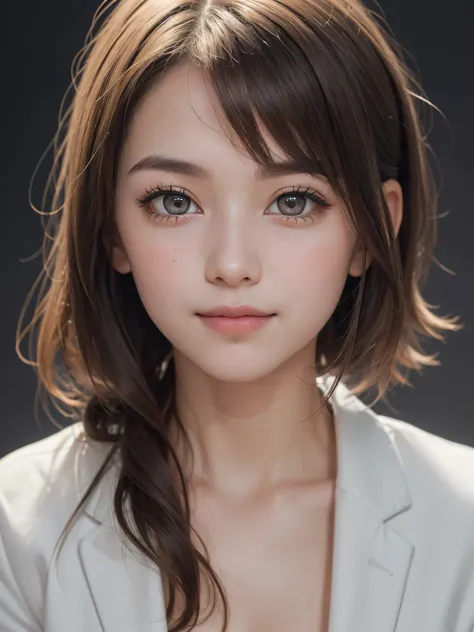 One Girl，(1人のとてもcute女の子，Golden Ratio:1.3)，masterpiece，Highest quality，High resolution，From below，Low - Angle，Photorealistic，RAW Photos，Ray Tracing，beautiful girl，(15 years old:1.3)，cute，Big eyes，(detailed pupils:1.2)，(The face is facing forward:1.3)，Cute n...