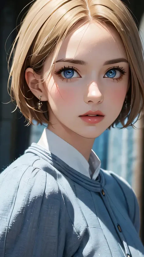 (highest quality,4k,8k,high resolution,masterpiece:1.2),super detailed,realistic:1.37,portrait,blonde,blue eyes,white skin,medie...