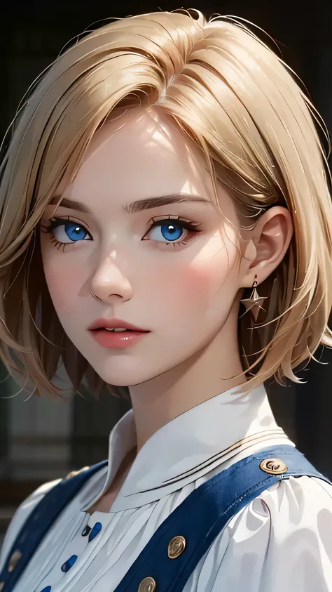 (highest quality,4k,8k,high resolution,masterpiece:1.2),super detailed,realistic:1.37,portrait,blonde,blue eyes,white skin,medie...