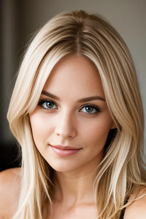 photo of a beautiful blonde woman