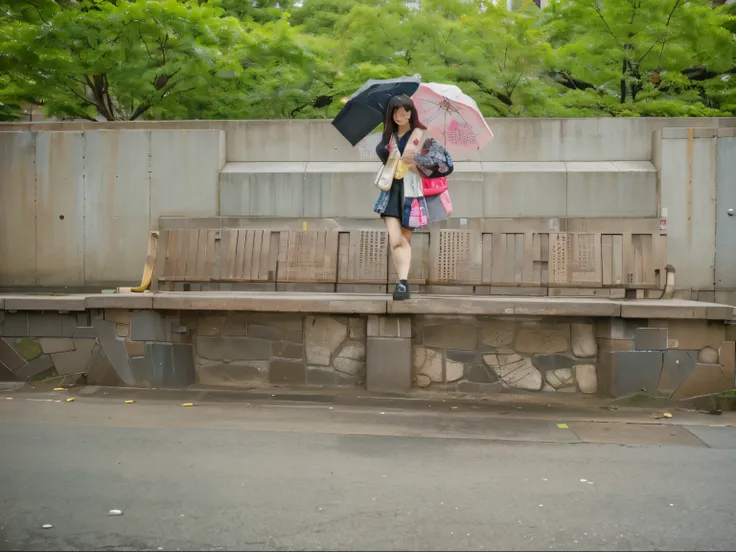 (Best quality, 8k, 32k, Masterpiece, UHD:1.2), "Transform the scene into the urban and vibrant streets of Harajuku, Japan, but with an eerie emptiness. The setting is devoid of crowds or people, emphasizing the stillness of the moment. The streets are line...