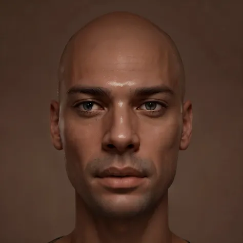 there is a man with a bald head and a tie on, highy detailed face, high detailed face, highly_detailed_face!!!, detailed face background detail, real detailed face, high detailed face!!!, extremely high detailed face, realistically rendered face, hyper - d...