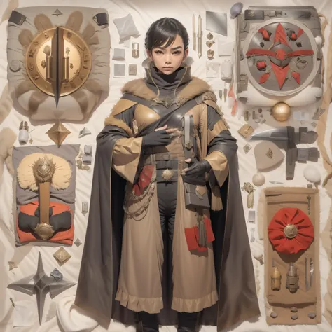 Tarot Cards、Weapons of the Future、32K、Linen cloak、Short, fine hair、Light fog、Tarot Cardasterpiece、Tarot holds a sword、Elements of the Tarot、Reflective plate、Blood、Asian、Focus of weapons、knife、Military coat、cigarette、tool、Tarot Sheath、leather、solo