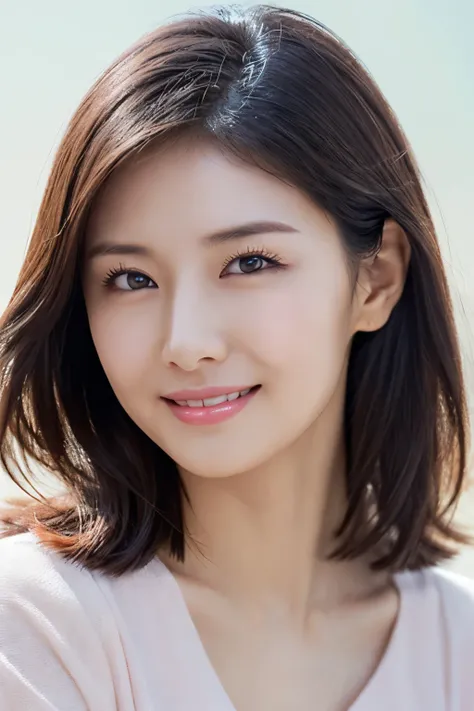One Girl, (Dress casually, Pastel colored clothes:1.2), (Beautiful Japanese idol portrait photos),
(Simple background in light colors:1.3),
(RAW Photos, Highest quality), (Realistic, photo-Realistic:1.4), masterpiece, 8K Portrait,
Very delicate and beautif...
