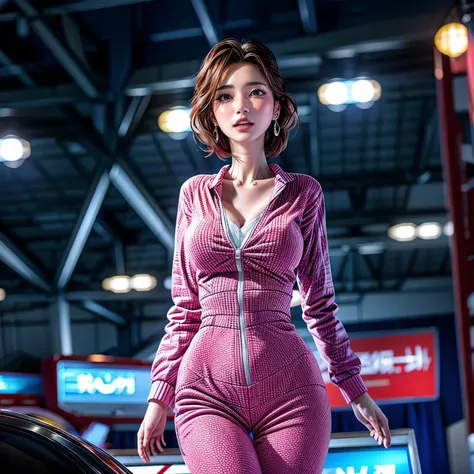  GameShow event girls in sexy costume, (((Song Joo A))) clearly visible the shape of Butt, Full of (Game machine),(pleasure in heaven, life and eternity). (Full body shot:1.2),intricate,ultra detailed,expression art,grand scale,epic,zoomed out,wide angle. ...