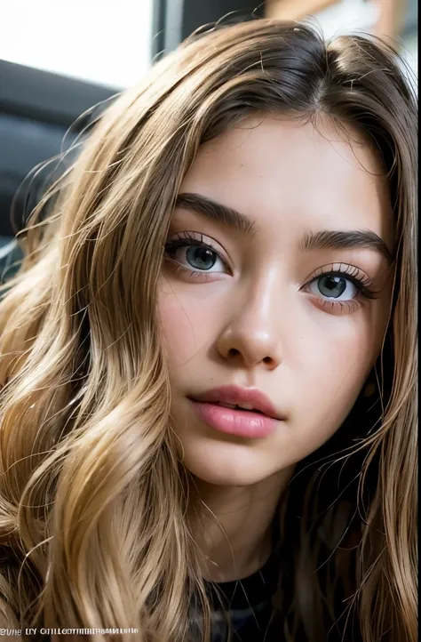 quality photo, small and beautiful 20 year old girl, Philippines, sharp jaw, perfect body, Thetona, super long false eyelashes, Smooth brown fur, chica influyenThe, e-girl makeup, Primer plano selfie, sticking out your tongueforeign, brown eyes, full bodye...